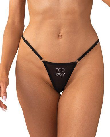 Трусики Obsessive Violami Sexy thong S/M SX3632 фото