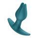 Анальная пробка Fun Factory BOOTIE FEM Bottle Green, в виде бутона, диаметр 2,9 см, тонкий ограничитель SX3693 фото 1