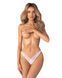 Трусики Obsessive Arrowel White crotchless thong L/XL SX2592 фото 5
