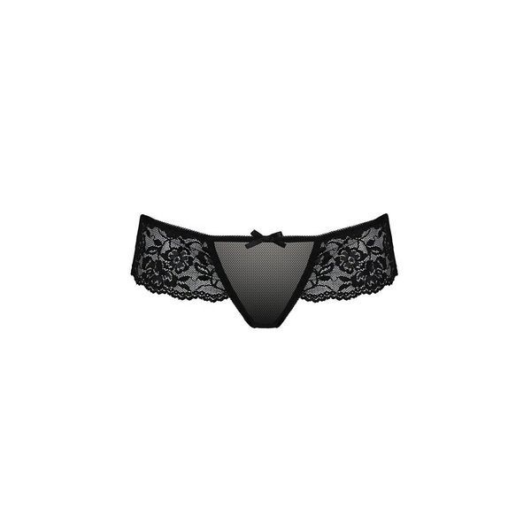 Трусики Passion Exclusive ABLA THONG XXL/XXXL, black PS25303 фото