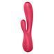 Смарт вібратор-кролик Satisfyer Mono Flex Red, 2 мотори, керування через інтернет SO3900 фото 2