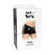 Лакированные шортики на шнуровке Art of Sex - Kylie, черные, размер L-2XL SX3776 фото 3