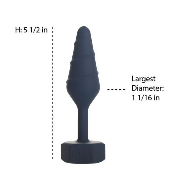 Анальная пробка Lux Active Twist Plug Small Blue SX3926 фото