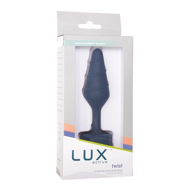 Анальная пробка Lux Active Twist Plug Small Blue SX3926 фото