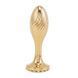 Металлическая анальная пробка LOCKINK SEVANDA Pearl Pear-shape Anal Plug, с искусственной жемчужиной SX0887 фото 2