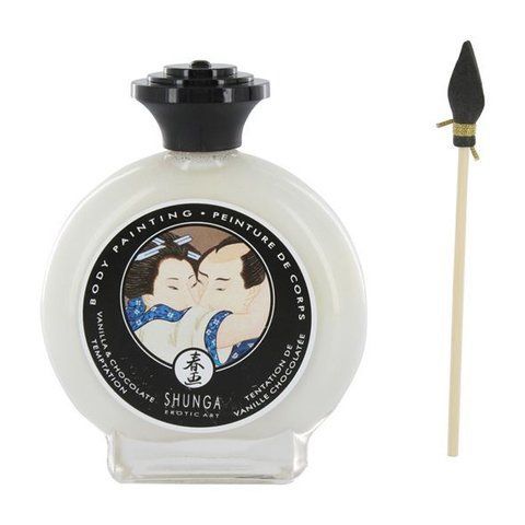 Фарба для тіла Shunga BODYPAINTING &ndash; Vanilla-Chocolate Temptation (100 мл) без глютену та парабенів SO2547 фото