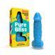 Мыло в форме пениса Pure Bliss MINI Blue, крафтовое мыло-член, натуральное SO6360 фото 2