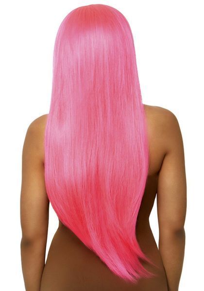 Перука Leg Avenue 33&Prime; Long straight center part wig neon pink SO8590 фото