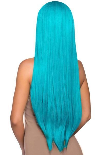 Перука Leg Avenue 33&Prime; Long straight center part wig turquoise SO8591 фото