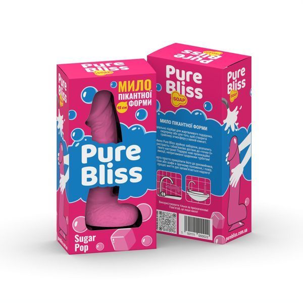 Ароматное мыло пикантной формы Pure Bliss Pink Sugar Pop (Жвачка) 15 см SX3023 фото