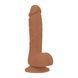 Фаллоимитатор ADDICTION Steven 7.5" Silicone Dong Caramel, вибропуля в подарок SX3155 фото 1