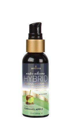 Смазка водно-силиконовая Sensuva Hybrid Caramel Apple (57 мл) без сахара, можно для оральных ласк SO3536 фото