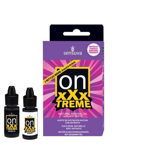 Возбуждающие капли для клитора Sensuva On xXxTREME Arousal Oil (5 мл) with Antidote (5 мл) + антидот SX1487 фото