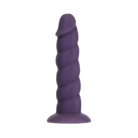 Фалоімітатор Fantasy by Addiction Unicorn Dildo 7&rdquo; Purple, віброкуля в подарунок SX3159 фото