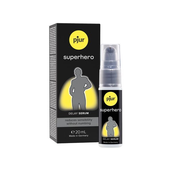 Сыворотка-пролонгатор pjur Superhero Delay Serum 20 мл, создает эффект пленки, без онемения PJ12090 фото
