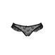 Трусики с оборками Passion Exclusive DONIA THONG L/XL, black PS25901 фото 5