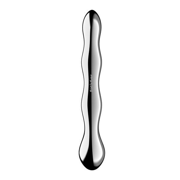 Металевий дилдо Satisfyer Cosmic Crest 2, двосторонній, можна нагрівати й охолоджувати SX3252 фото