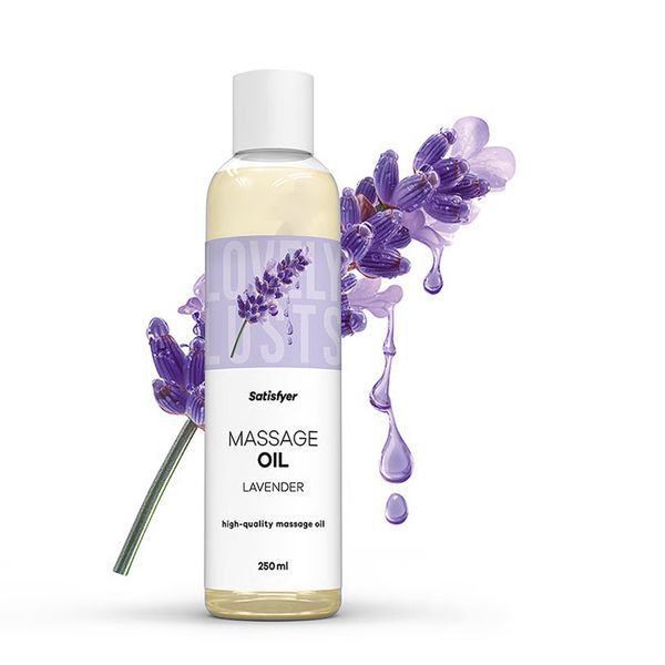 Масажна олія Satisfyer Massage Oil Lavender з ароматом лаванди, 250 мл SX2703 фото