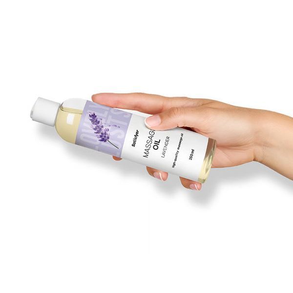 Масажна олія Satisfyer Massage Oil Lavender з ароматом лаванди, 250 мл SX2703 фото