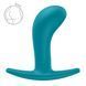Анальная пробка Fun Factory BOOTIE M Aquamarine, диаметр 3,3 см, тонкий ограничитель SX3729 фото 1