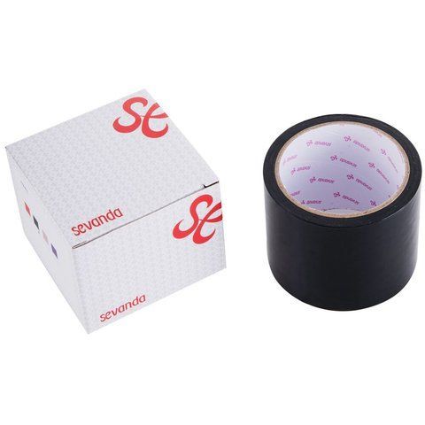 Скотч для бондажа LOCKINK SEVANDA Electrostatic Tape, черная, 16 м SX0890 фото