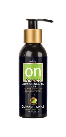 Возбуждающая смазка на гибридной основе Sensuva Ultra-Stimulating On Insane Caramel Apple (125 мл) SO3274 фото